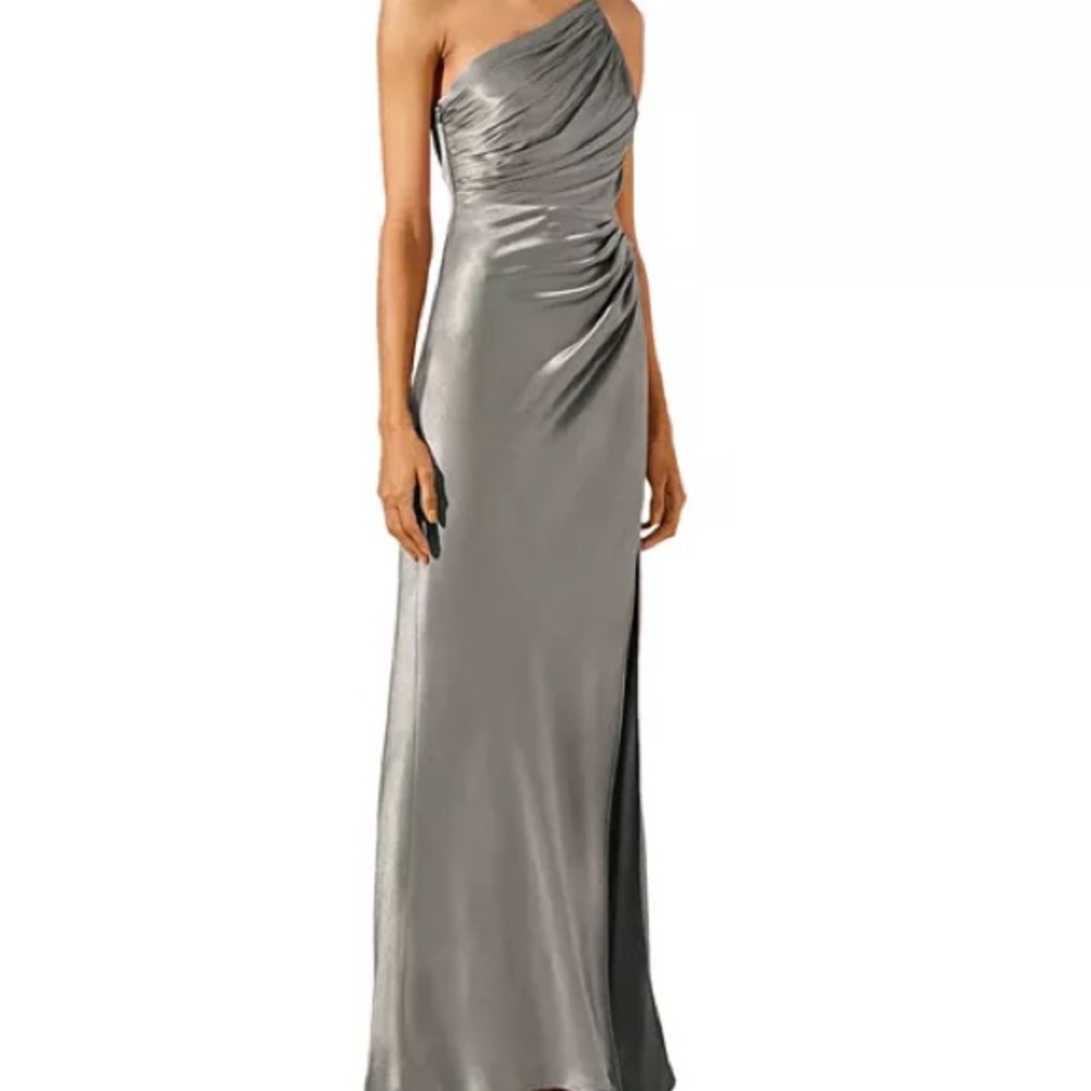 Shona Joy - one shoulder Sage gown - Picture 3 of 5